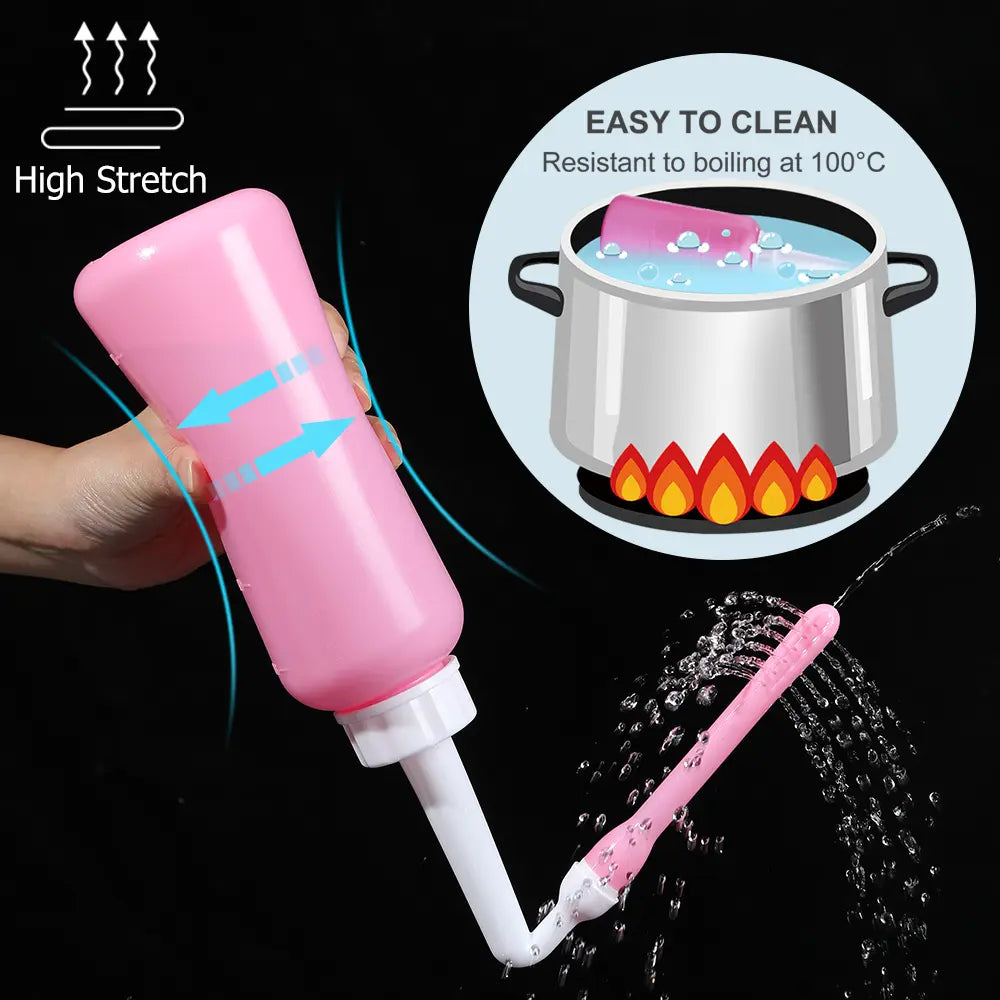 Handheld Personal Bidet Bottle, Bottle for Gentle Postpartum Care and Cleansing, Feminine Care Perineum Cleansing, Portable Bidet Travel Bidet