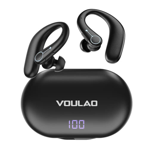 VOULAO Hearing Aids Wireless Earbuds, in Ear Hearing Aids, in Ear Bluetooth Headphones, for Elderly, with Digital Display Charging Case, over 48 Hours of Battery Life, Compatible with Ios/Android