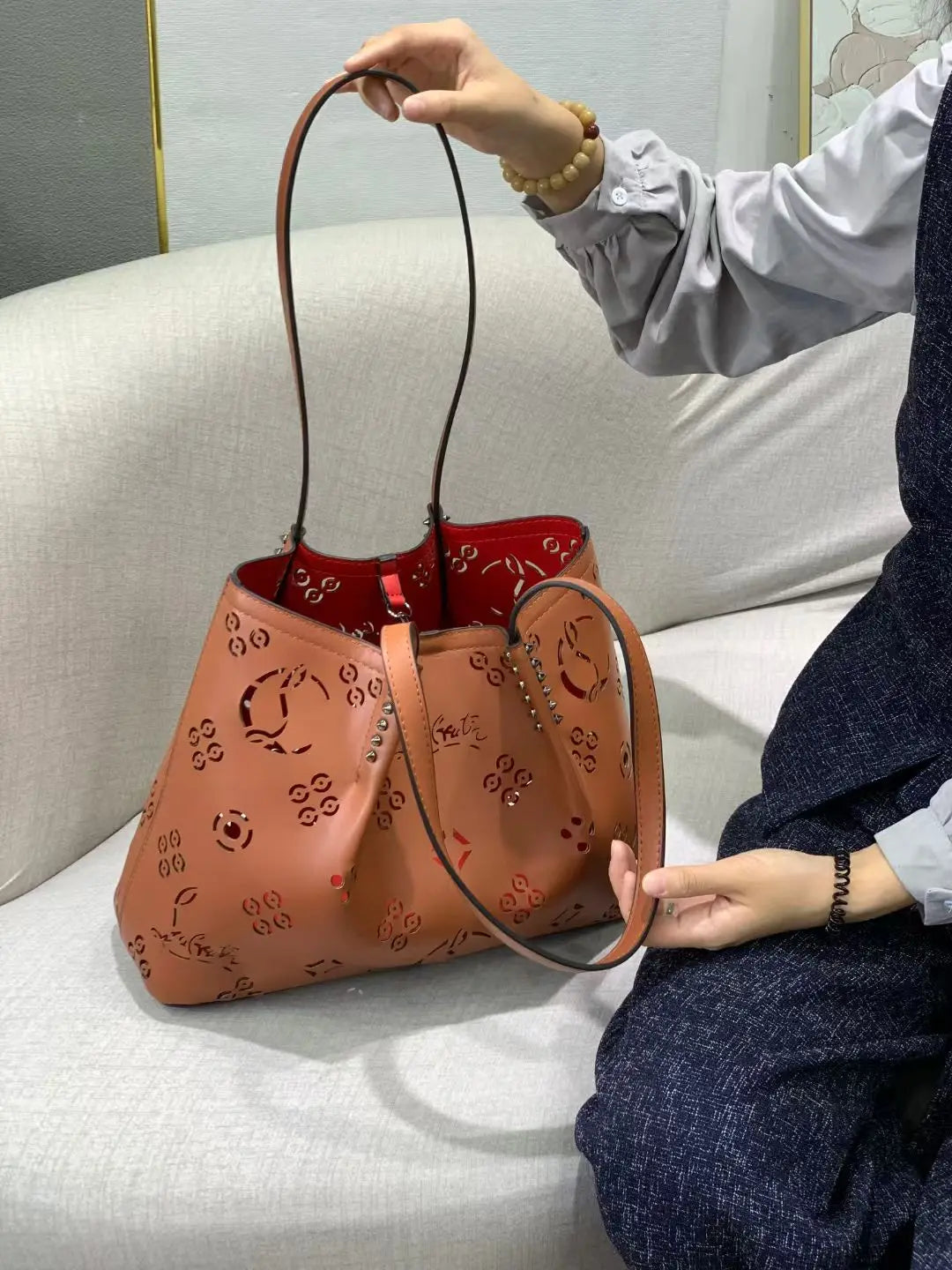 H45-The New Fashion Elegant Tote Bag Senior Sense Large Capacity Handbag