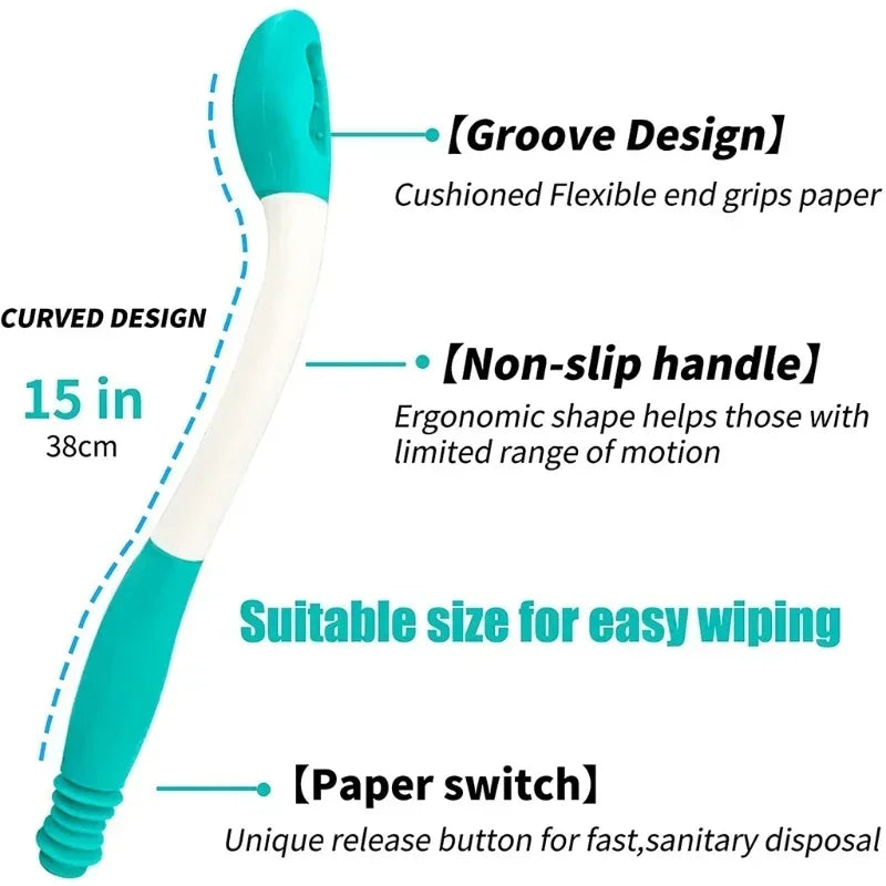 Long-Reach Toilet Wiping Aid