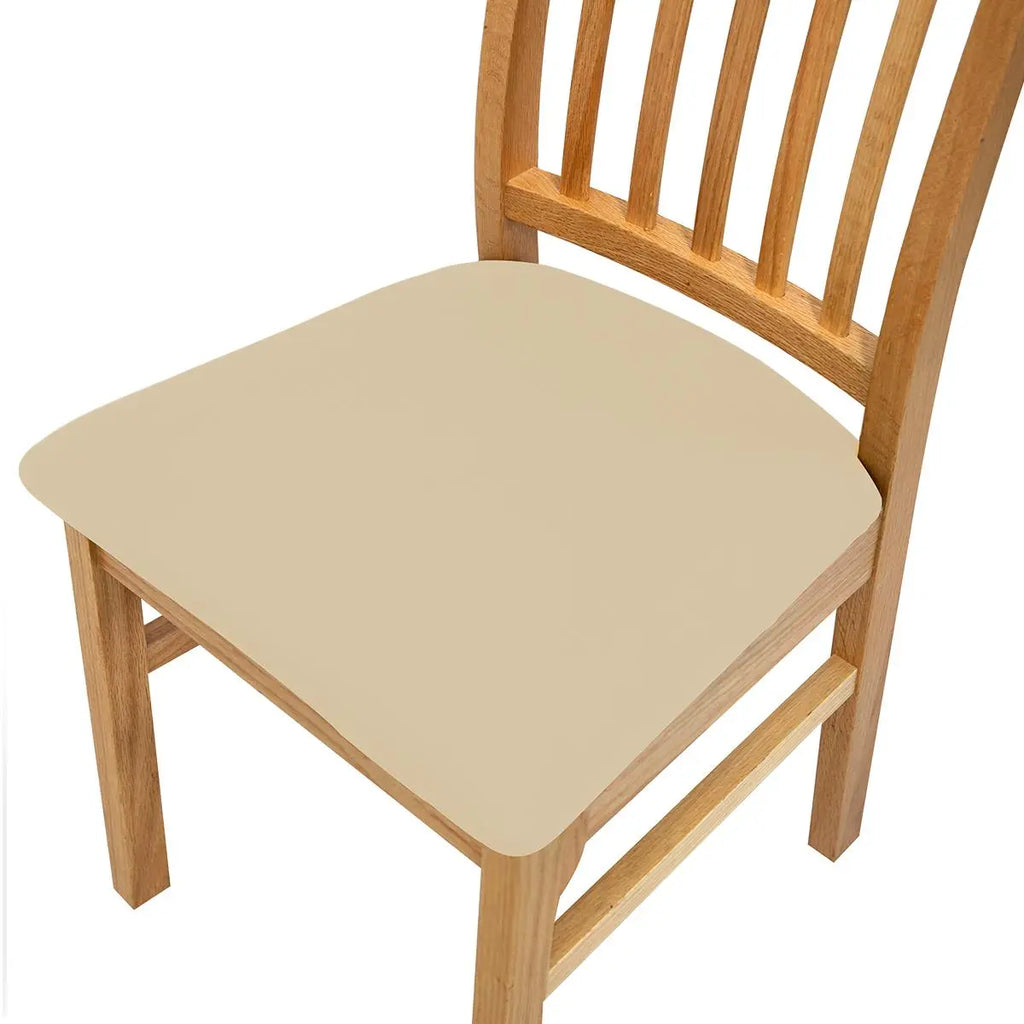 Solid Color Chair Cushion Cover, 6 Counts Chair Seat Protector, Chair Seat Cover for Home Kitchen Dining Room, Stretch Chair Slipcovers