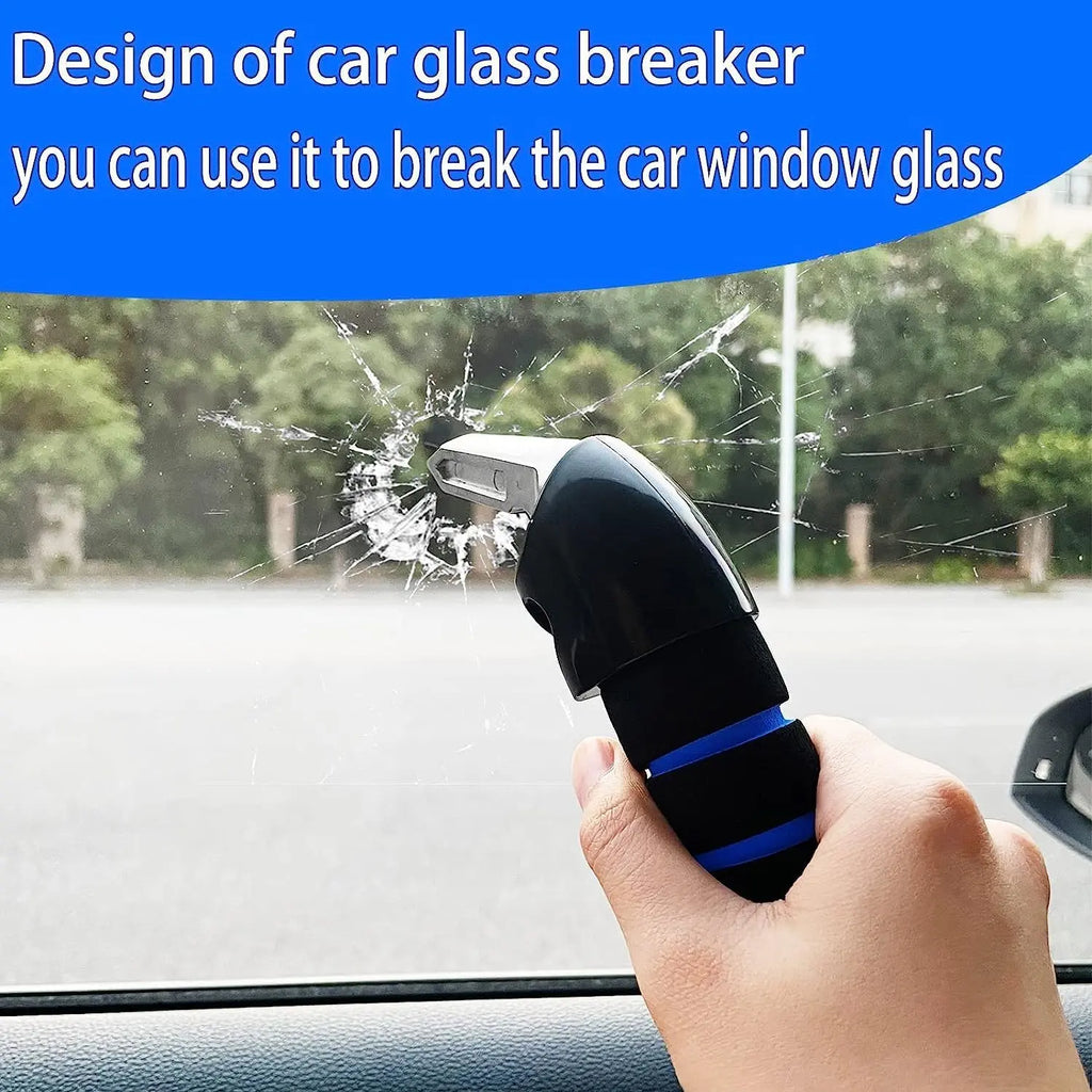 Elderly Car Assist Handle – Car Door Latch Support Tool for Seniors & Escape Tools(Blue)